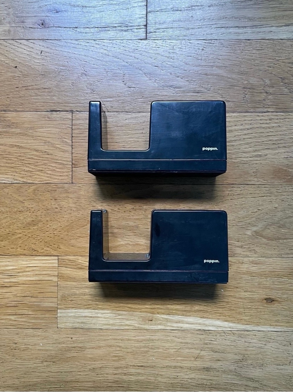 black Poppin tape dispenser (set of 2)